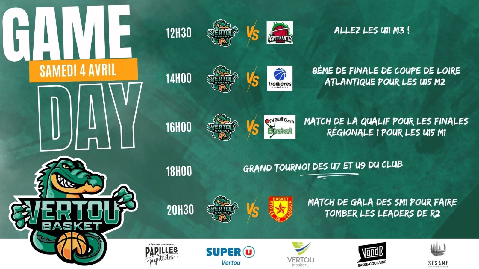 Journée de fête aux Echalonnières le samedi 4 avril !