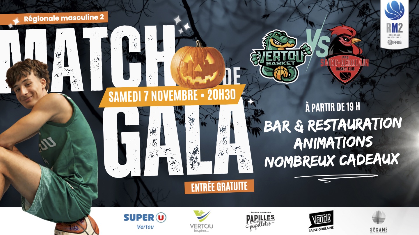 Premier match de gala de l'année : VERTOU vs SAINT HERBLAIN