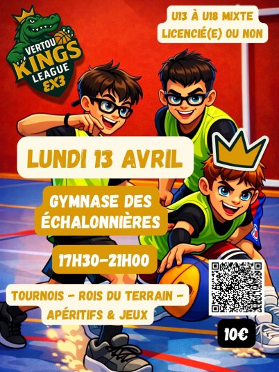 Vertou Kings League Avril👑🃏 (U13 à U18 - mixte)